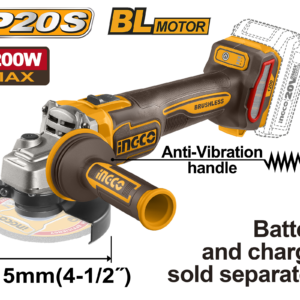 Ingco Cordless 1200W Angle Grinder 115mm - CAGLI212025
