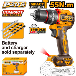 Ingco Cordless Impact Drill 55nm Unit Only - CIDLI205581